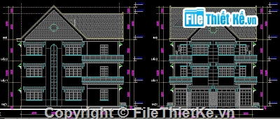 File thiết kế,Thiết kế biệt thự,mẫu biệt thự,biệt thự phố,biệt thự song lập